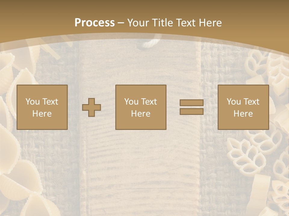 Foodstuff Burlap Uncooked PowerPoint Template