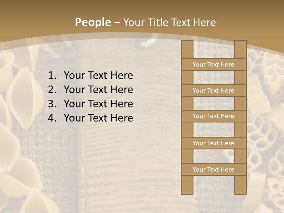 Foodstuff Burlap Uncooked PowerPoint Template