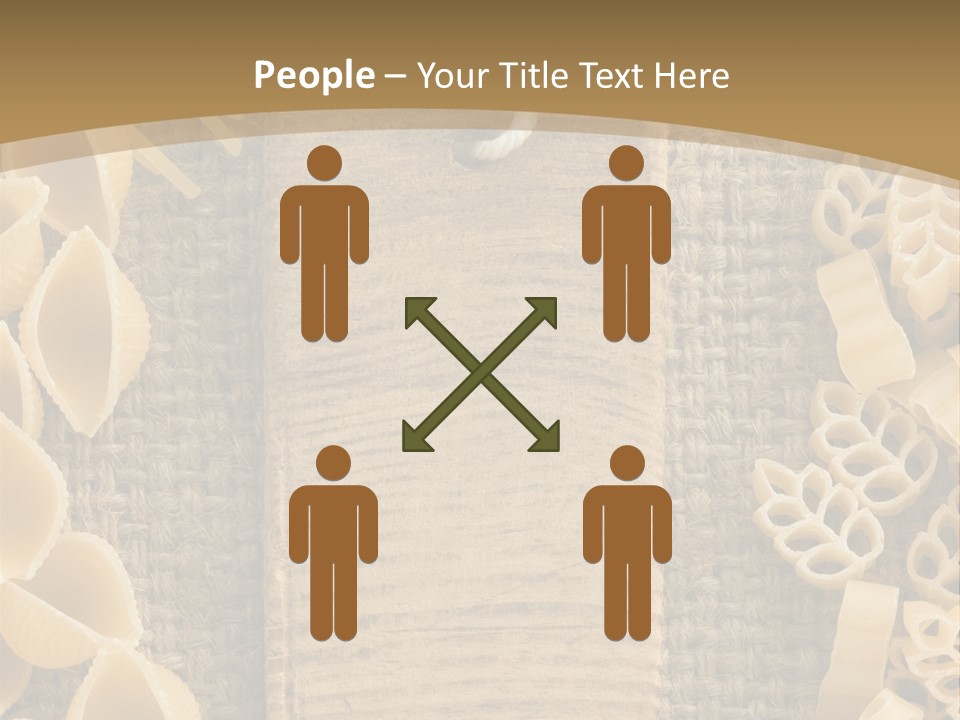 Foodstuff Burlap Uncooked PowerPoint Template