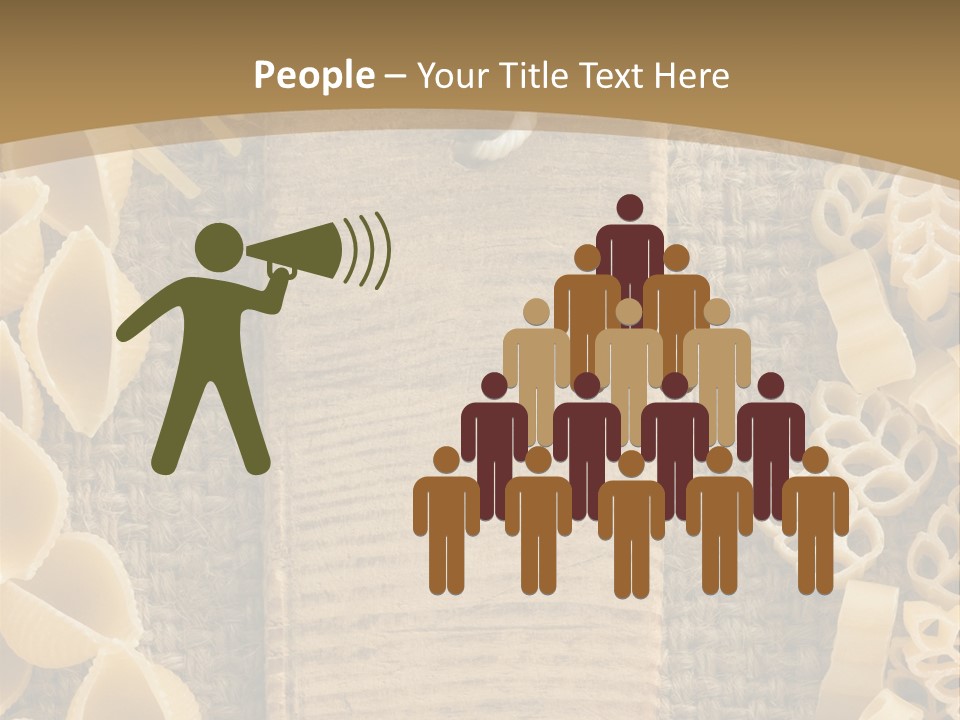 Foodstuff Burlap Uncooked PowerPoint Template