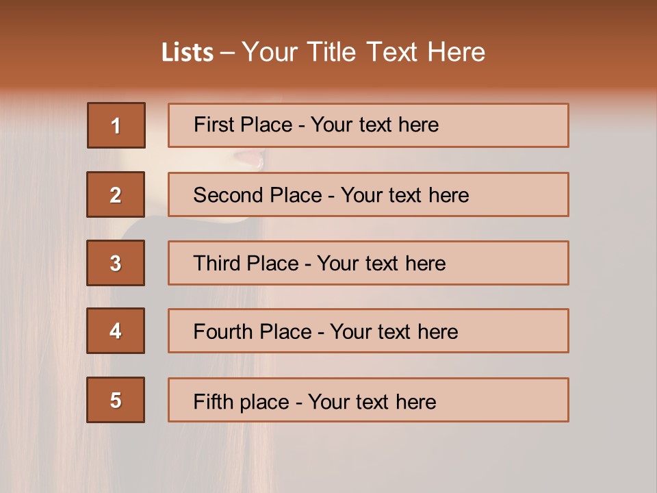 Pure Make Up Border PowerPoint Template