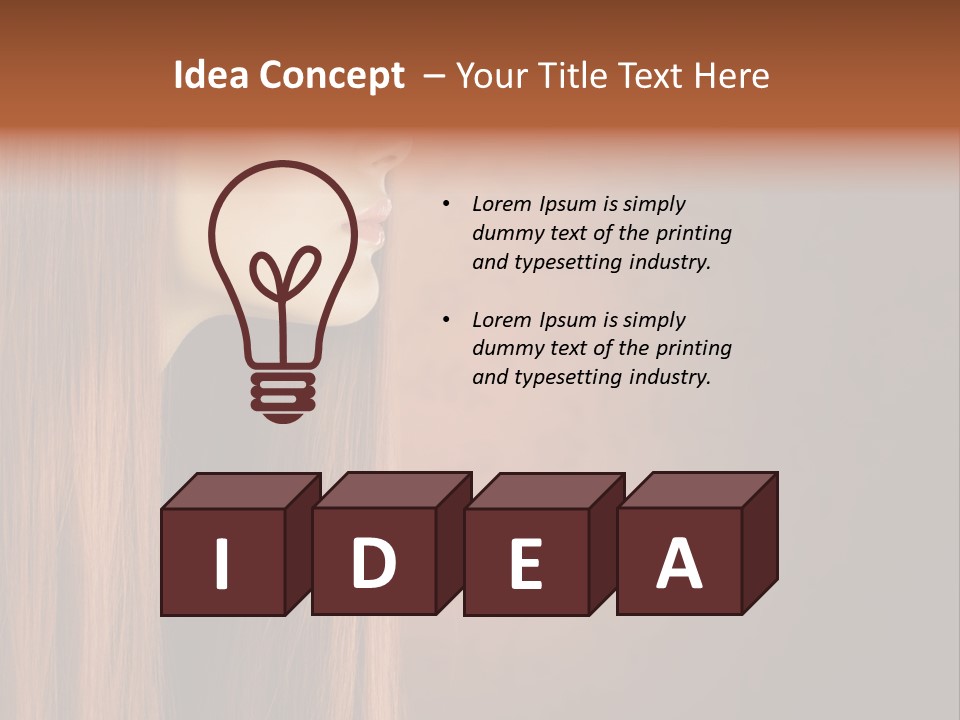 Pure Make Up Border PowerPoint Template