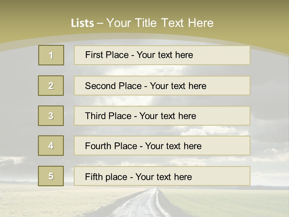 Scene Voyage Air PowerPoint Template