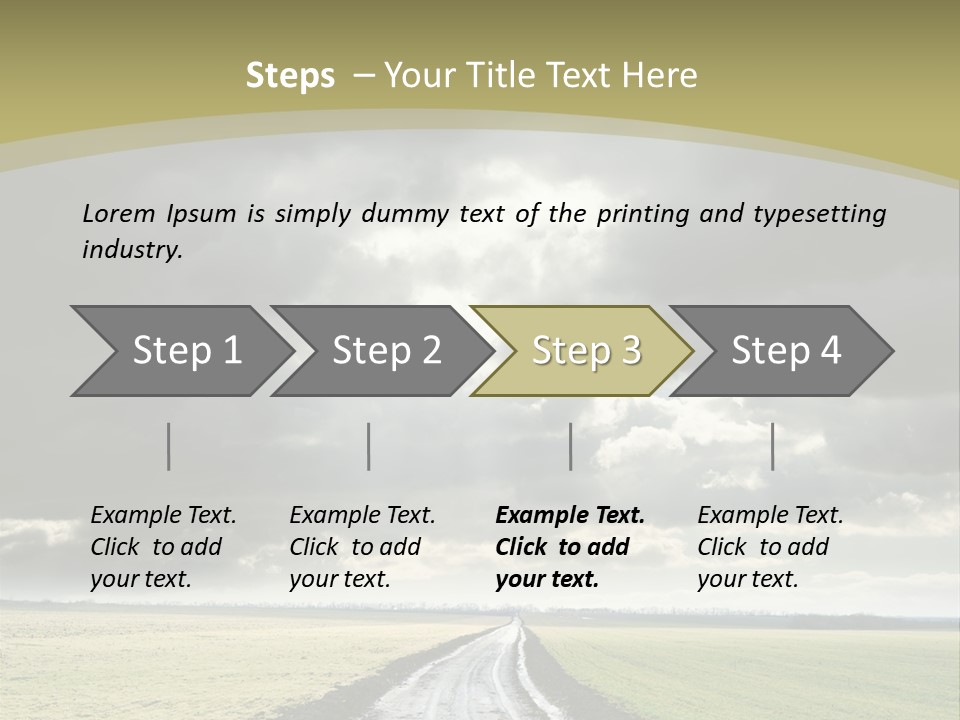Scene Voyage Air PowerPoint Template