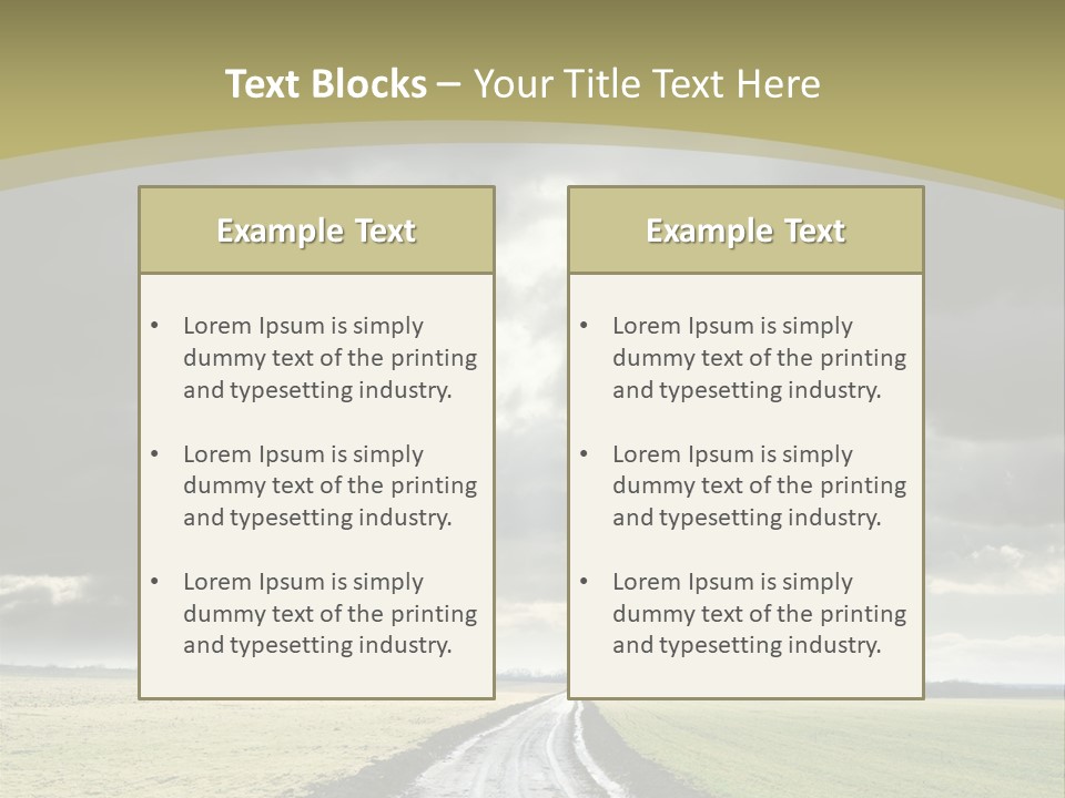 Scene Voyage Air PowerPoint Template