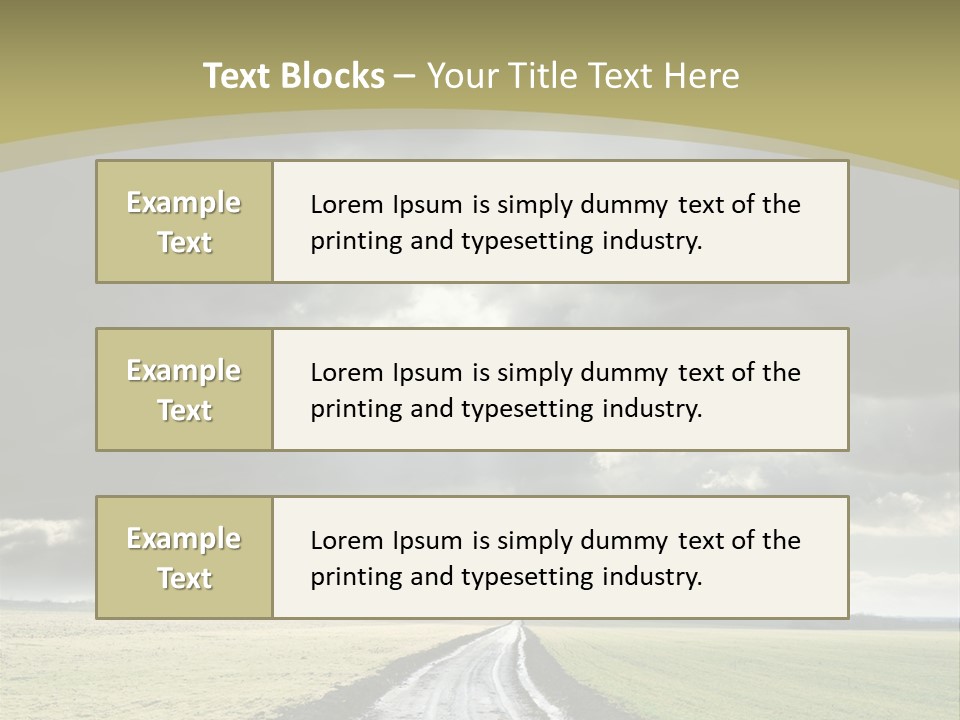 Scene Voyage Air PowerPoint Template