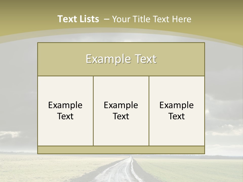 Scene Voyage Air PowerPoint Template