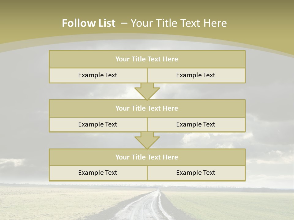Scene Voyage Air PowerPoint Template
