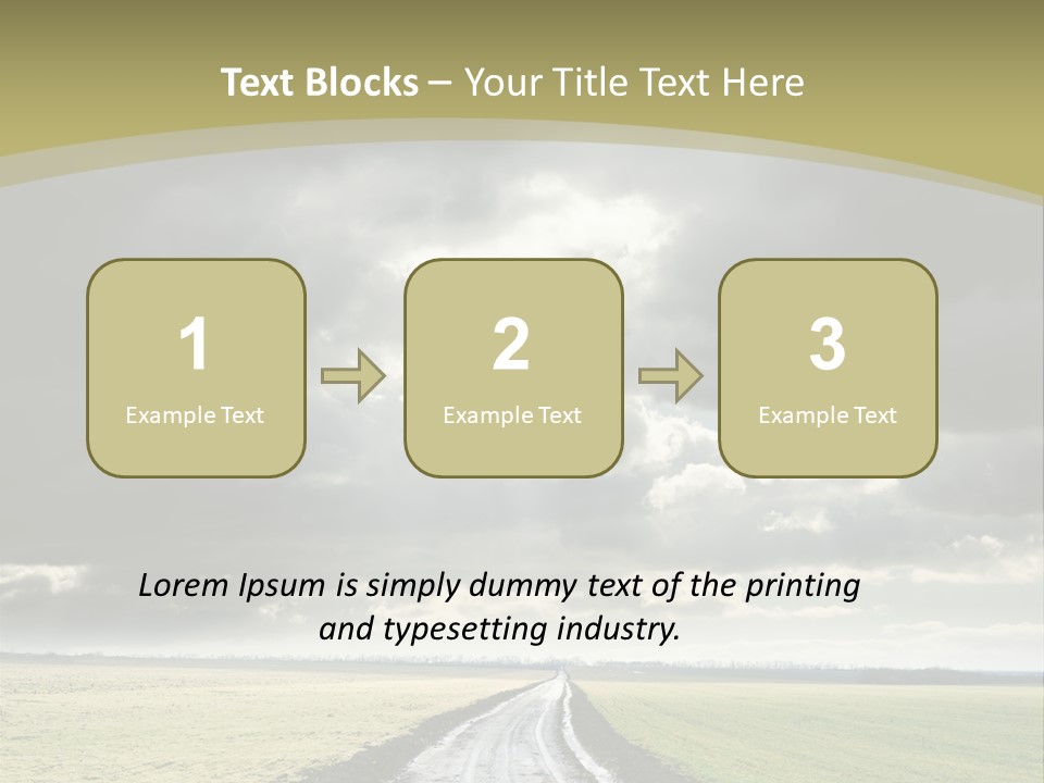 Scene Voyage Air PowerPoint Template