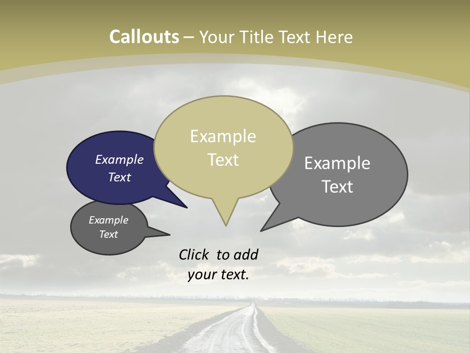 Scene Voyage Air PowerPoint Template