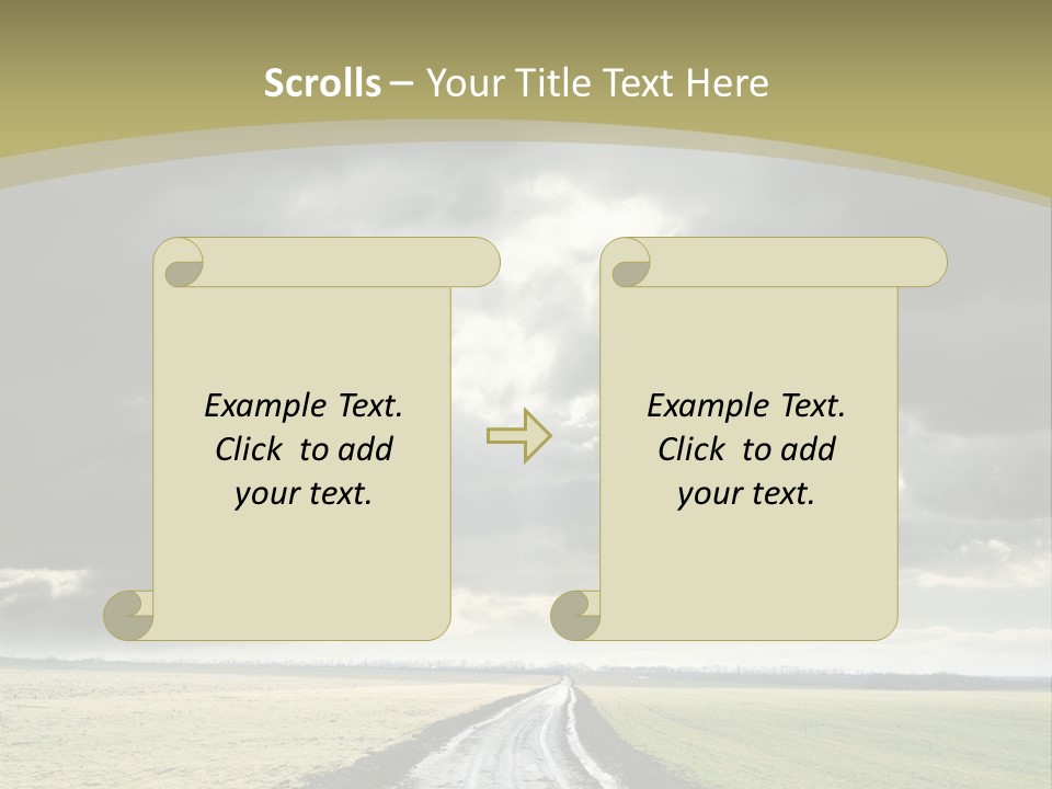 Scene Voyage Air PowerPoint Template