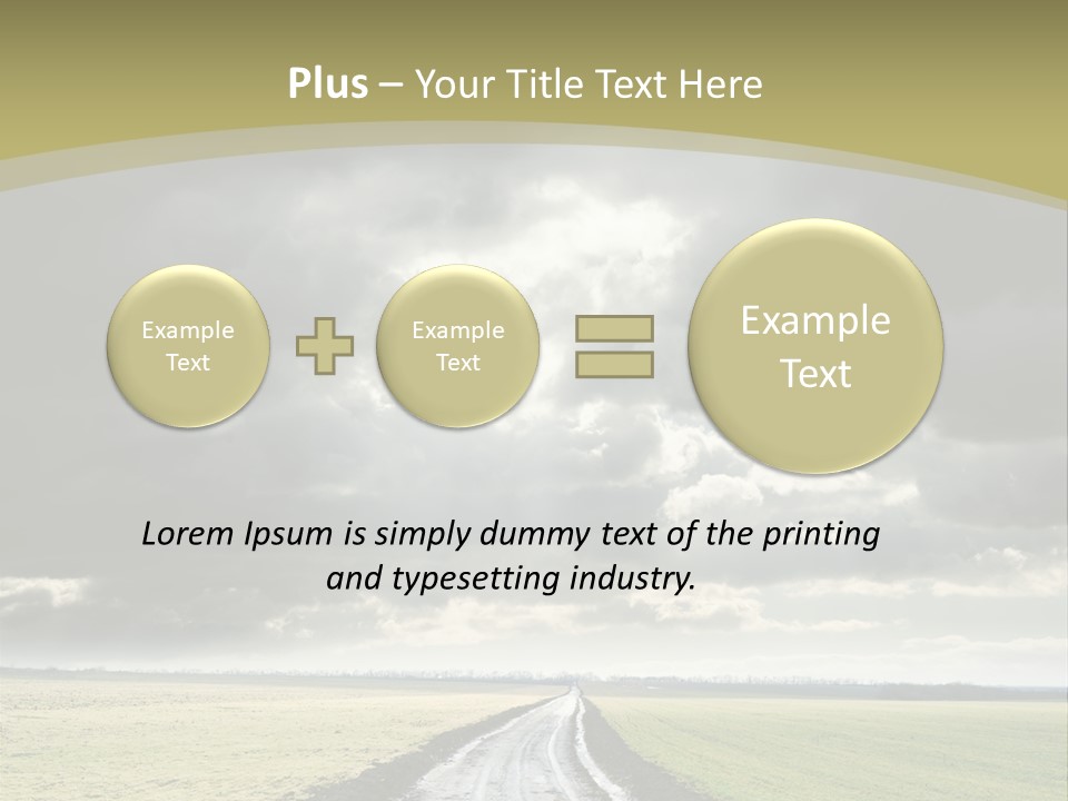 Scene Voyage Air PowerPoint Template