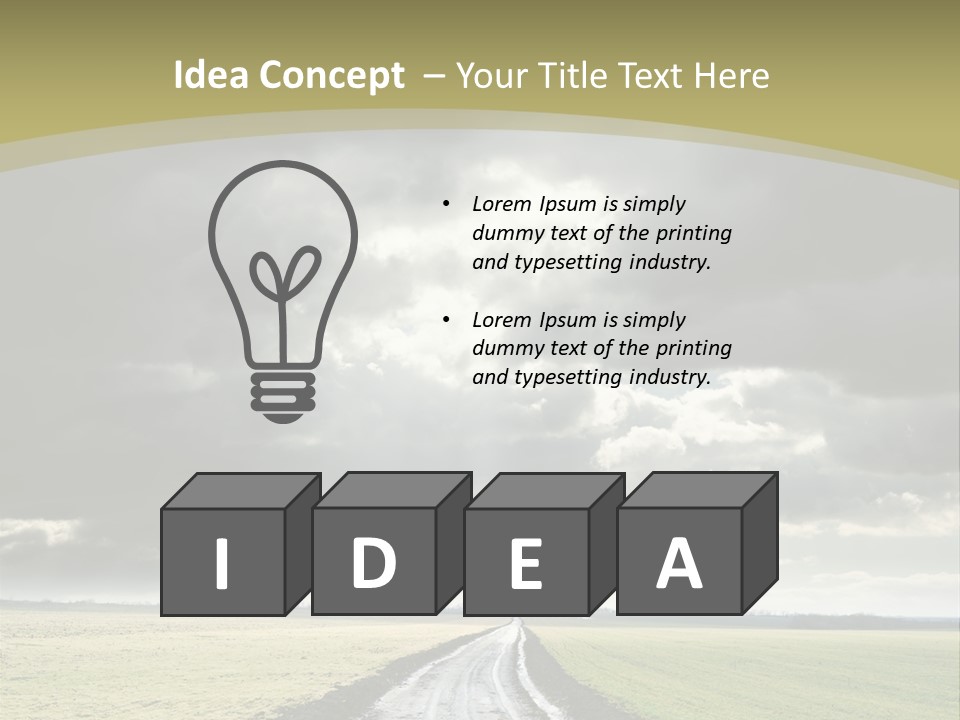 Scene Voyage Air PowerPoint Template