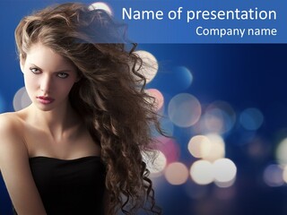 Cute Gorgeous Background PowerPoint Template