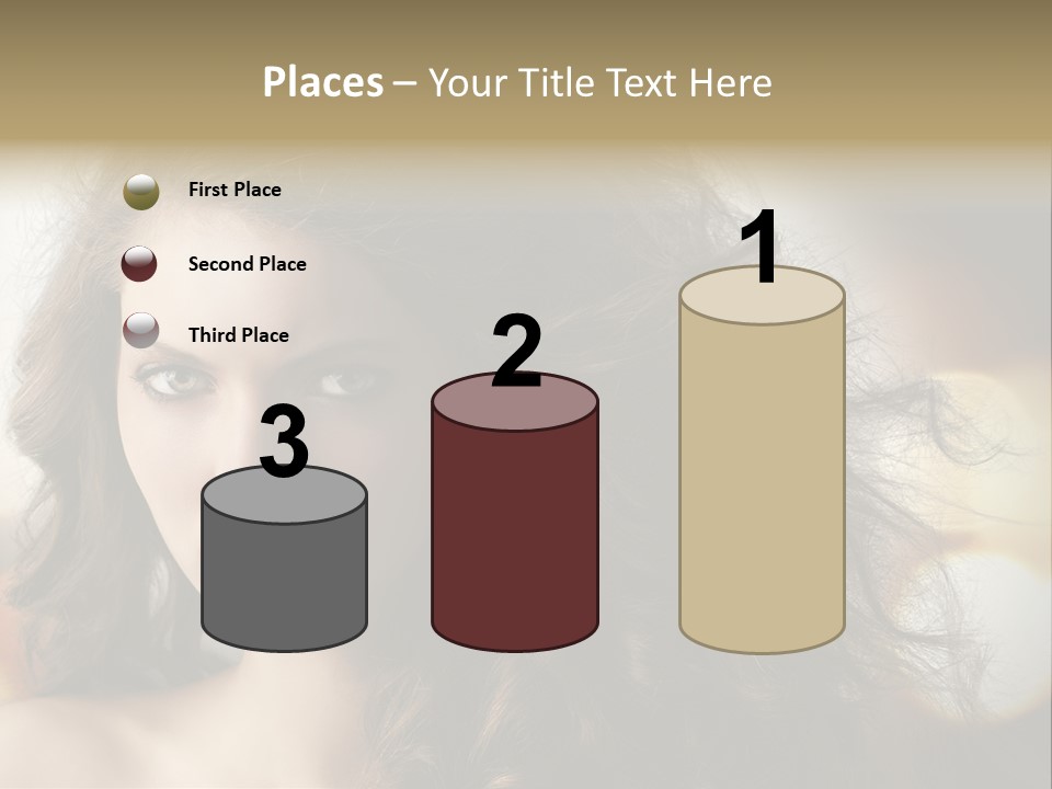 Caucasian Charming Perfection PowerPoint Template