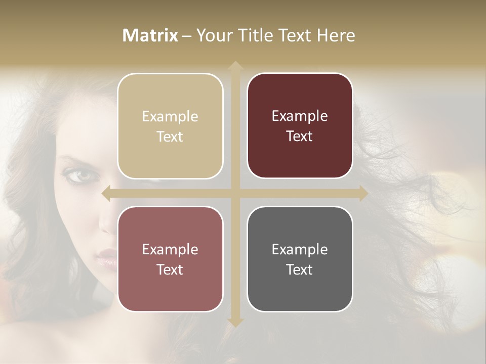 Caucasian Charming Perfection PowerPoint Template