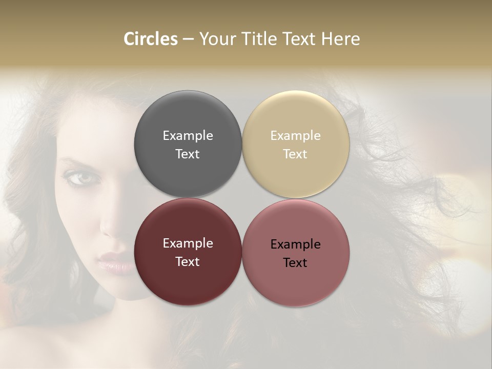 Caucasian Charming Perfection PowerPoint Template