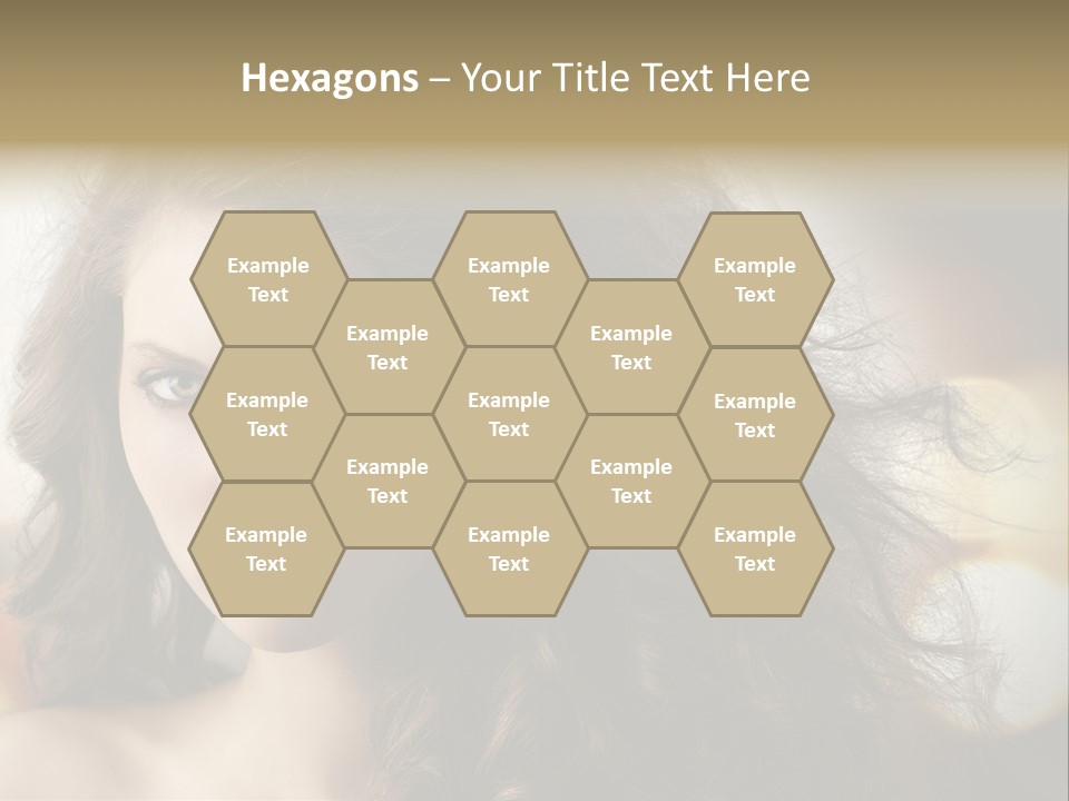 Caucasian Charming Perfection PowerPoint Template