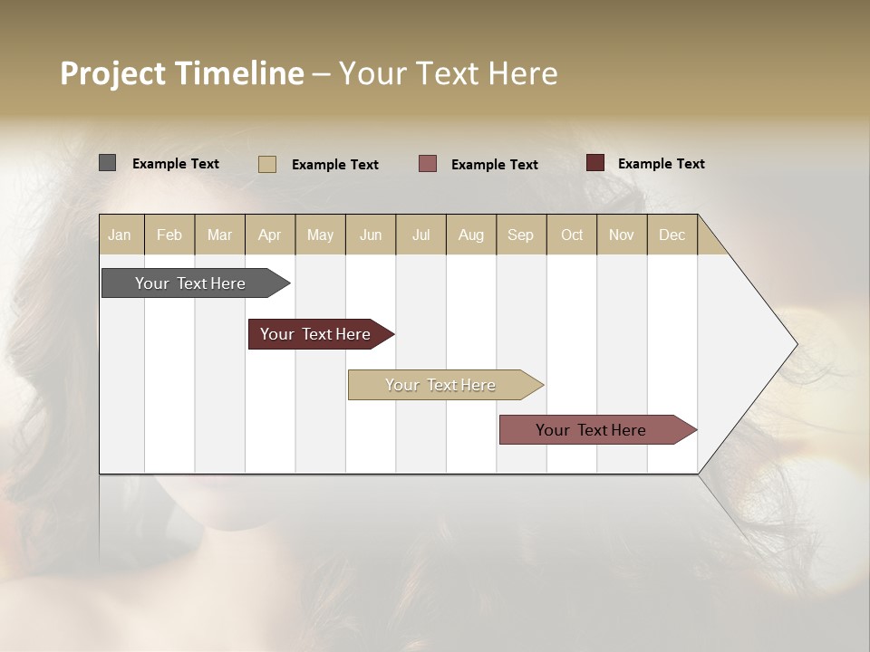 Caucasian Charming Perfection PowerPoint Template