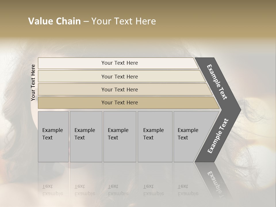Caucasian Charming Perfection PowerPoint Template
