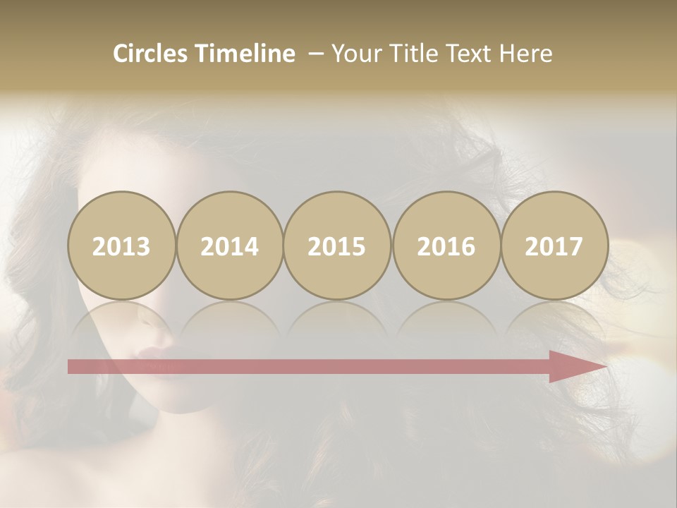 Caucasian Charming Perfection PowerPoint Template