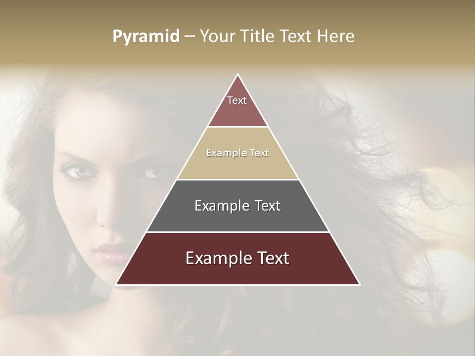 Caucasian Charming Perfection PowerPoint Template