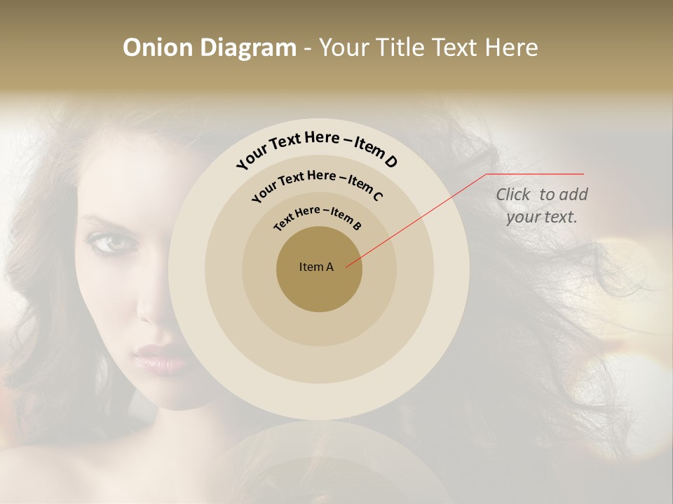 Caucasian Charming Perfection PowerPoint Template