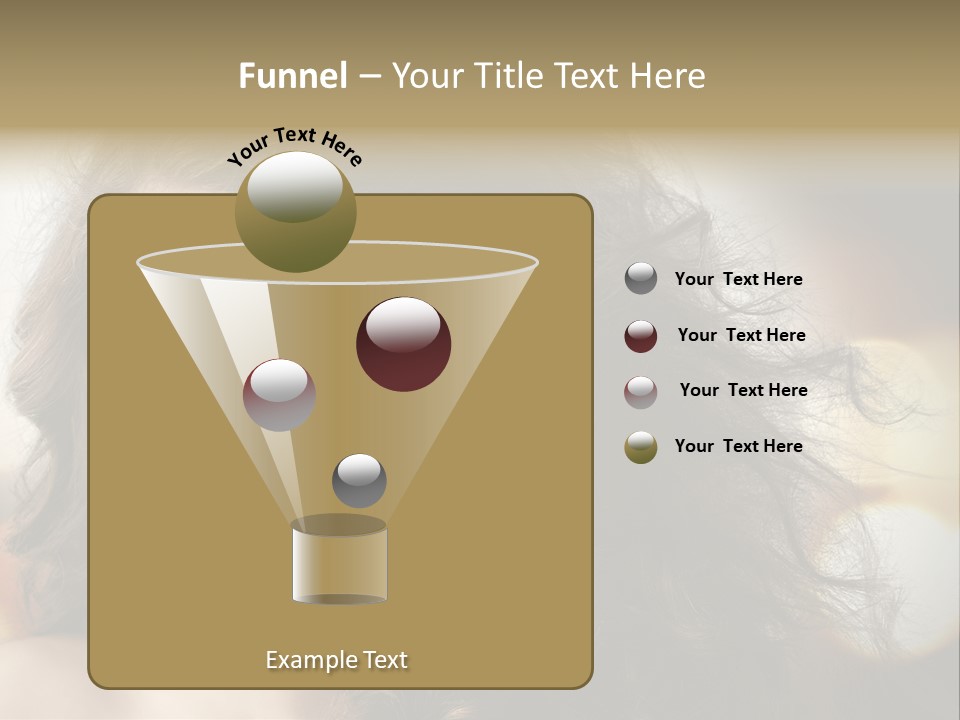 Caucasian Charming Perfection PowerPoint Template