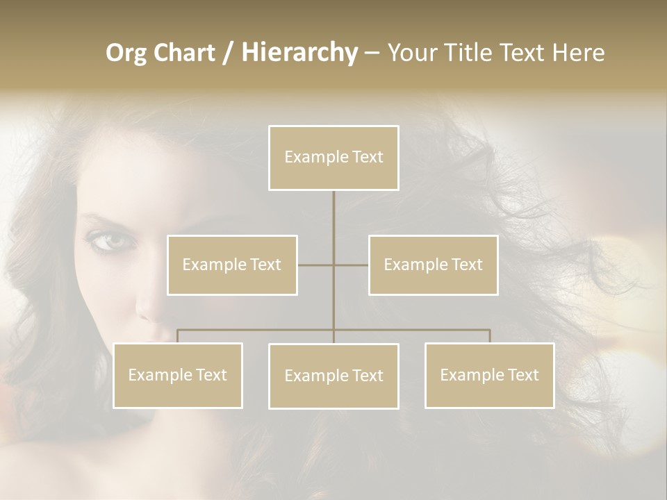 Caucasian Charming Perfection PowerPoint Template