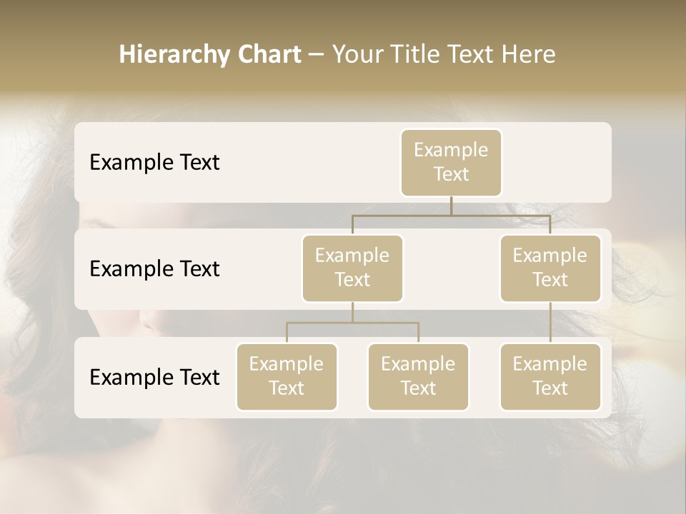 Caucasian Charming Perfection PowerPoint Template