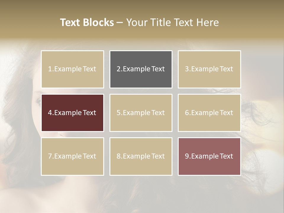 Caucasian Charming Perfection PowerPoint Template