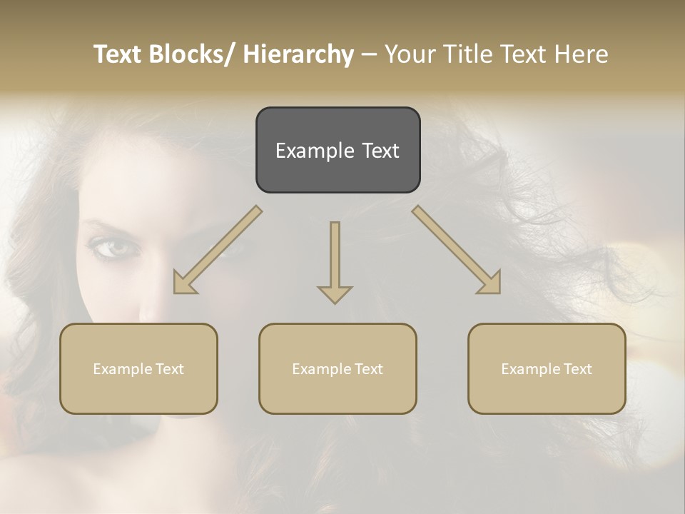 Caucasian Charming Perfection PowerPoint Template