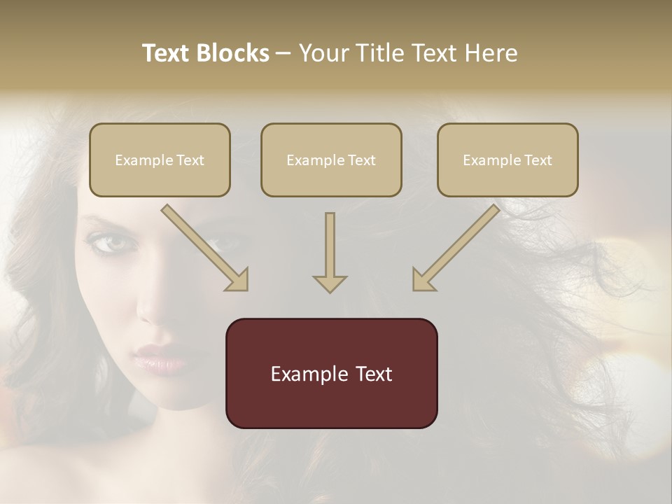 Caucasian Charming Perfection PowerPoint Template