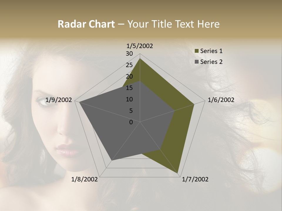 Caucasian Charming Perfection PowerPoint Template