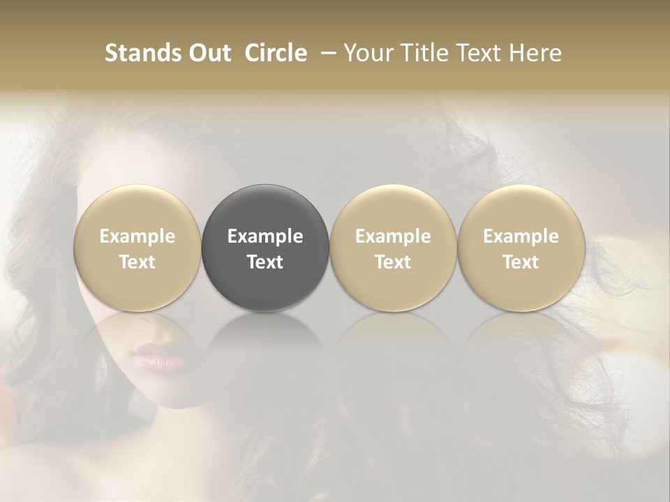 Caucasian Charming Perfection PowerPoint Template