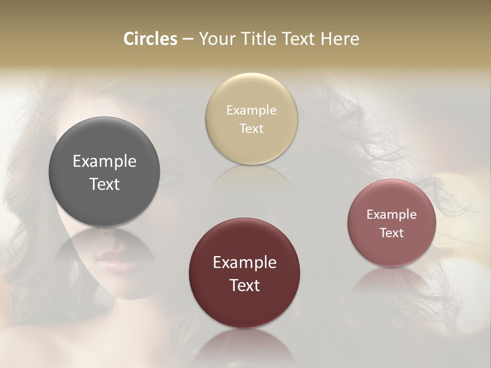 Caucasian Charming Perfection PowerPoint Template