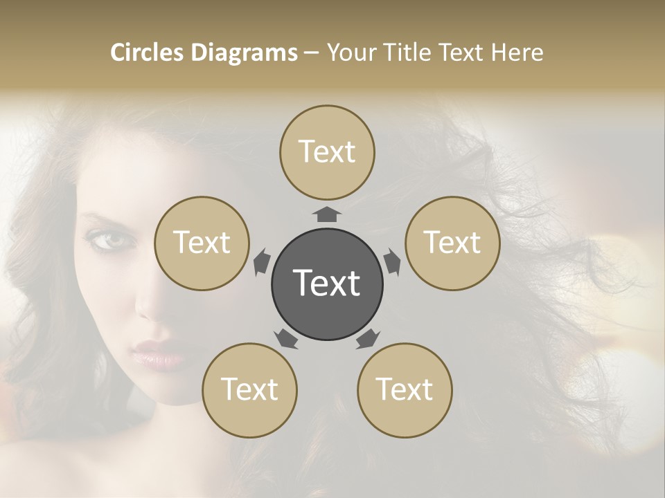 Caucasian Charming Perfection PowerPoint Template