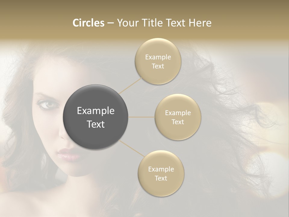 Caucasian Charming Perfection PowerPoint Template