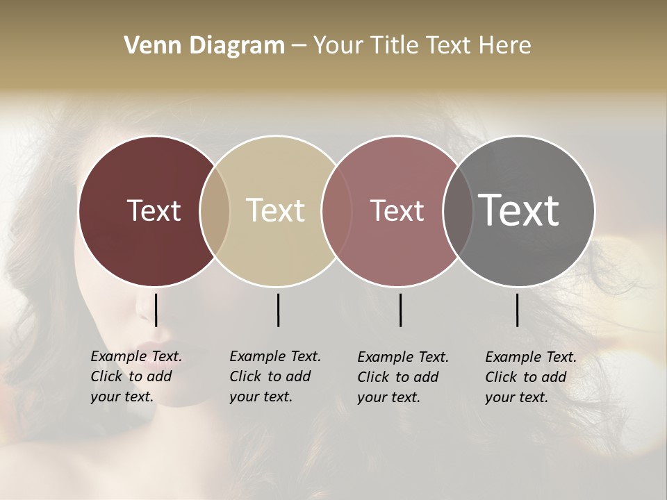 Caucasian Charming Perfection PowerPoint Template