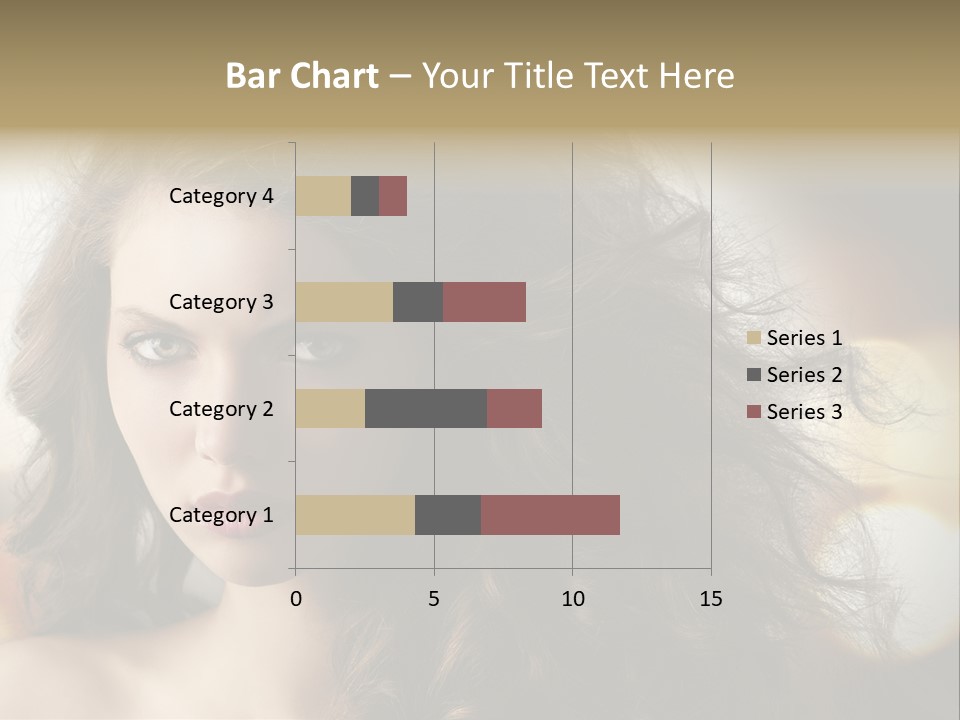 Caucasian Charming Perfection PowerPoint Template