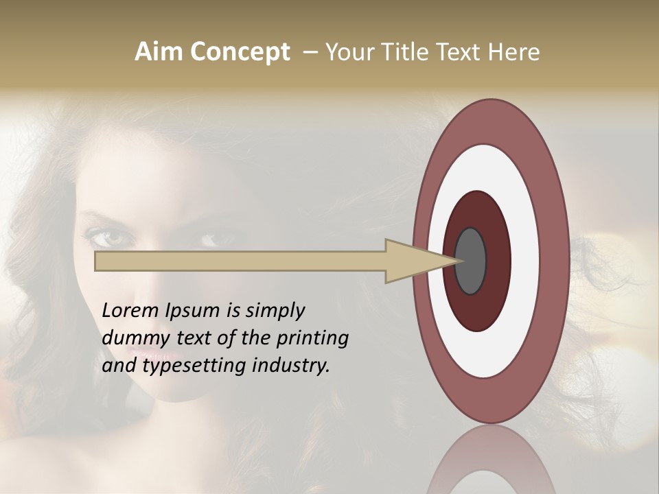Caucasian Charming Perfection PowerPoint Template