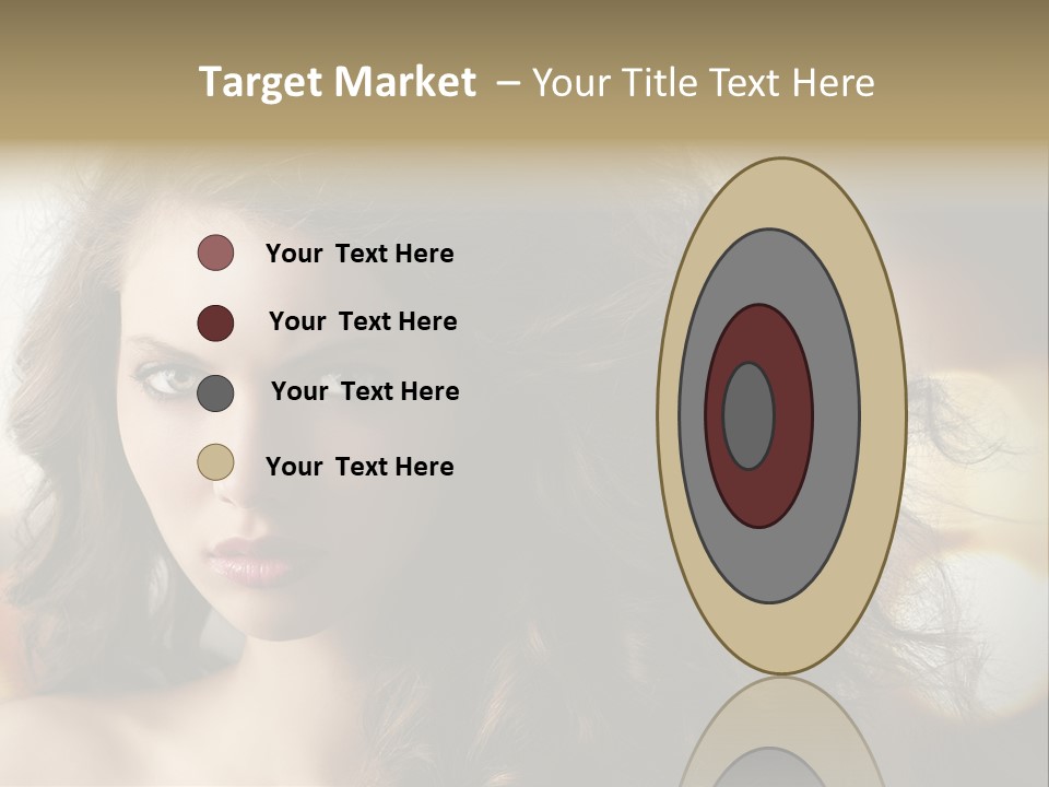 Caucasian Charming Perfection PowerPoint Template