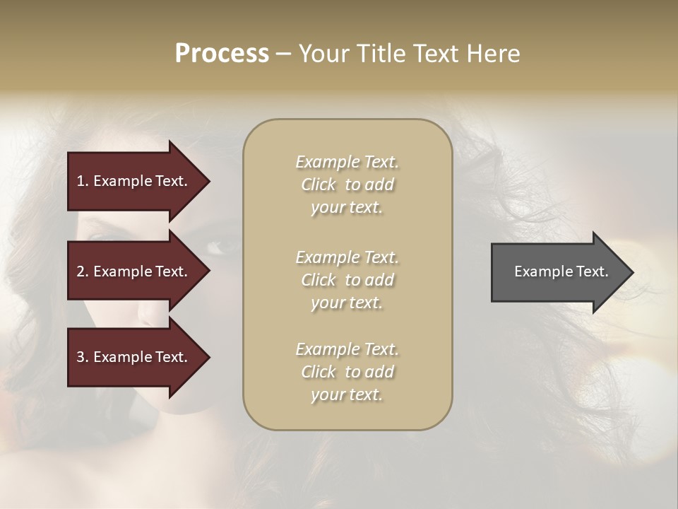 Caucasian Charming Perfection PowerPoint Template