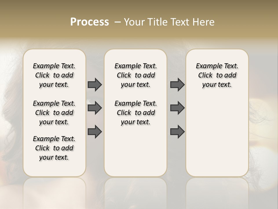 Caucasian Charming Perfection PowerPoint Template