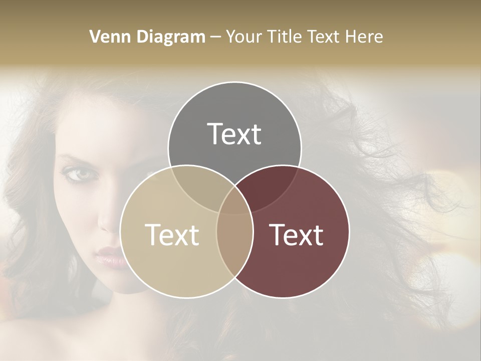 Caucasian Charming Perfection PowerPoint Template