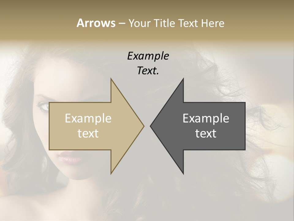 Caucasian Charming Perfection PowerPoint Template