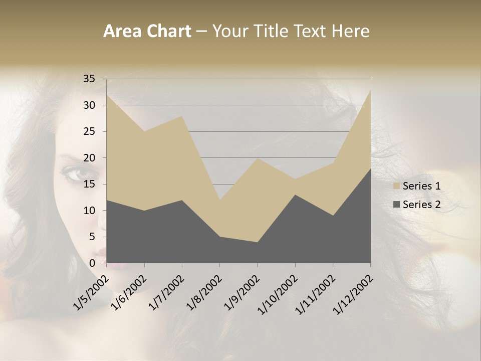 Caucasian Charming Perfection PowerPoint Template