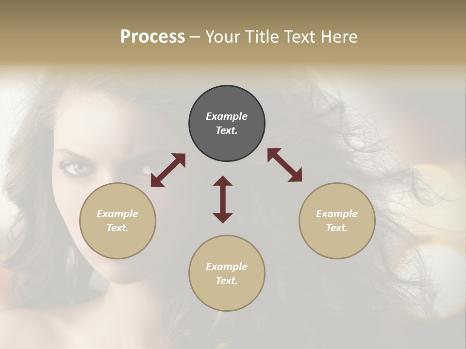 Caucasian Charming Perfection PowerPoint Template
