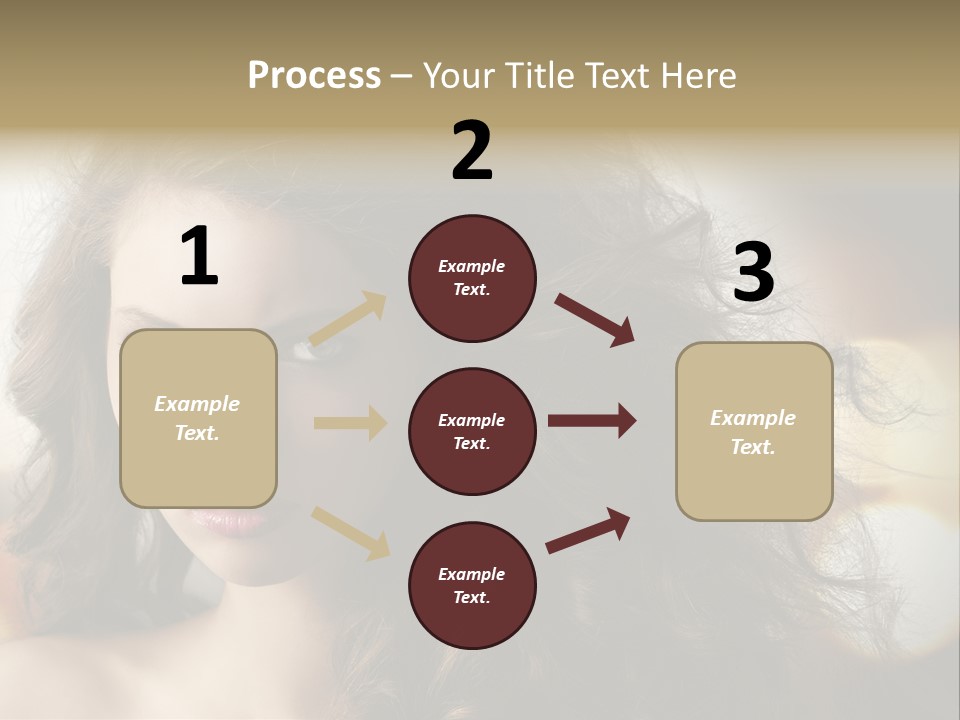 Caucasian Charming Perfection PowerPoint Template