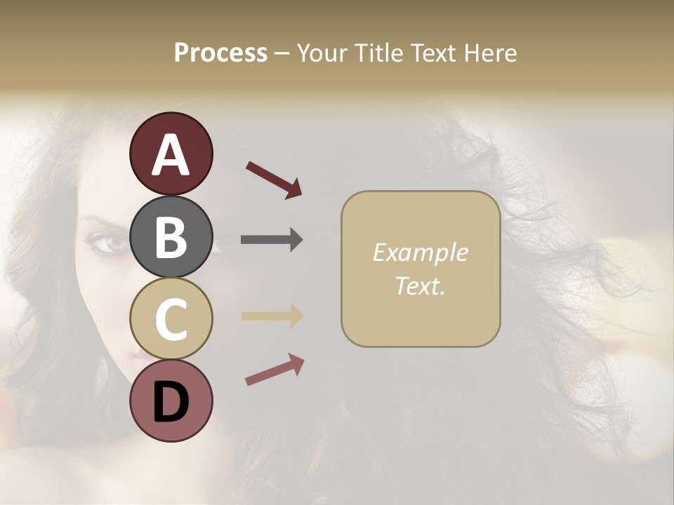 Caucasian Charming Perfection PowerPoint Template